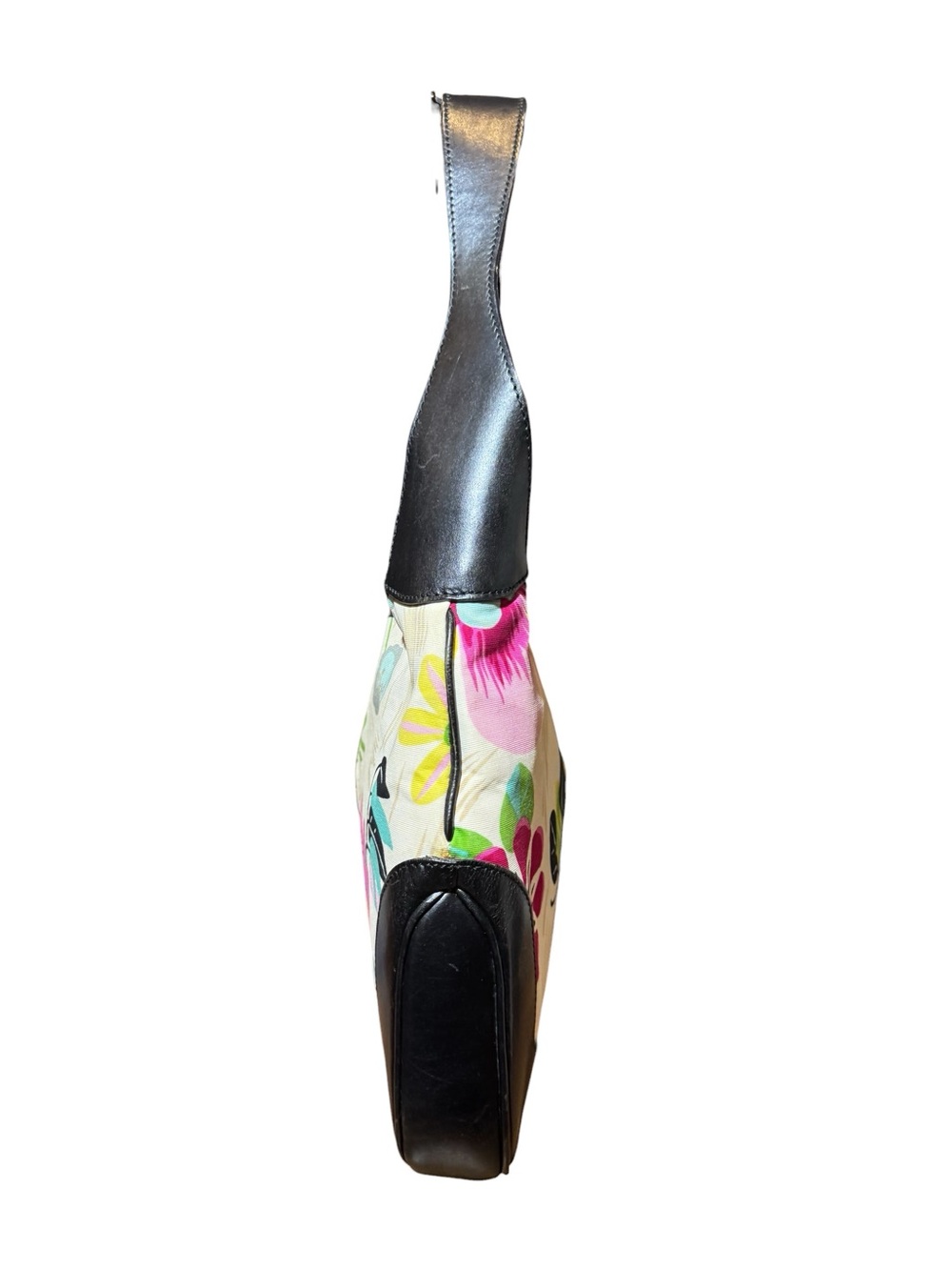 Gucci Tom Ford Multicolor Floral Print & Black Leather Jackie Hobo Shoulder Bag - Picture 5 of 16
